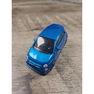 Matchbox 2019 Fiat 500 Turbo Diecast 1/64 Mattel Loose Toy Car Blue